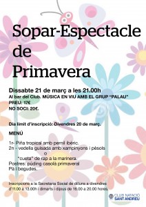 Sopar Primavera