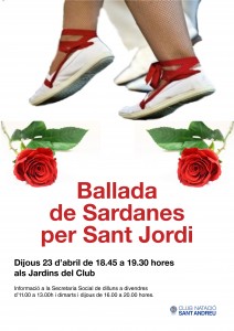 Sardanes per Sant Jordi