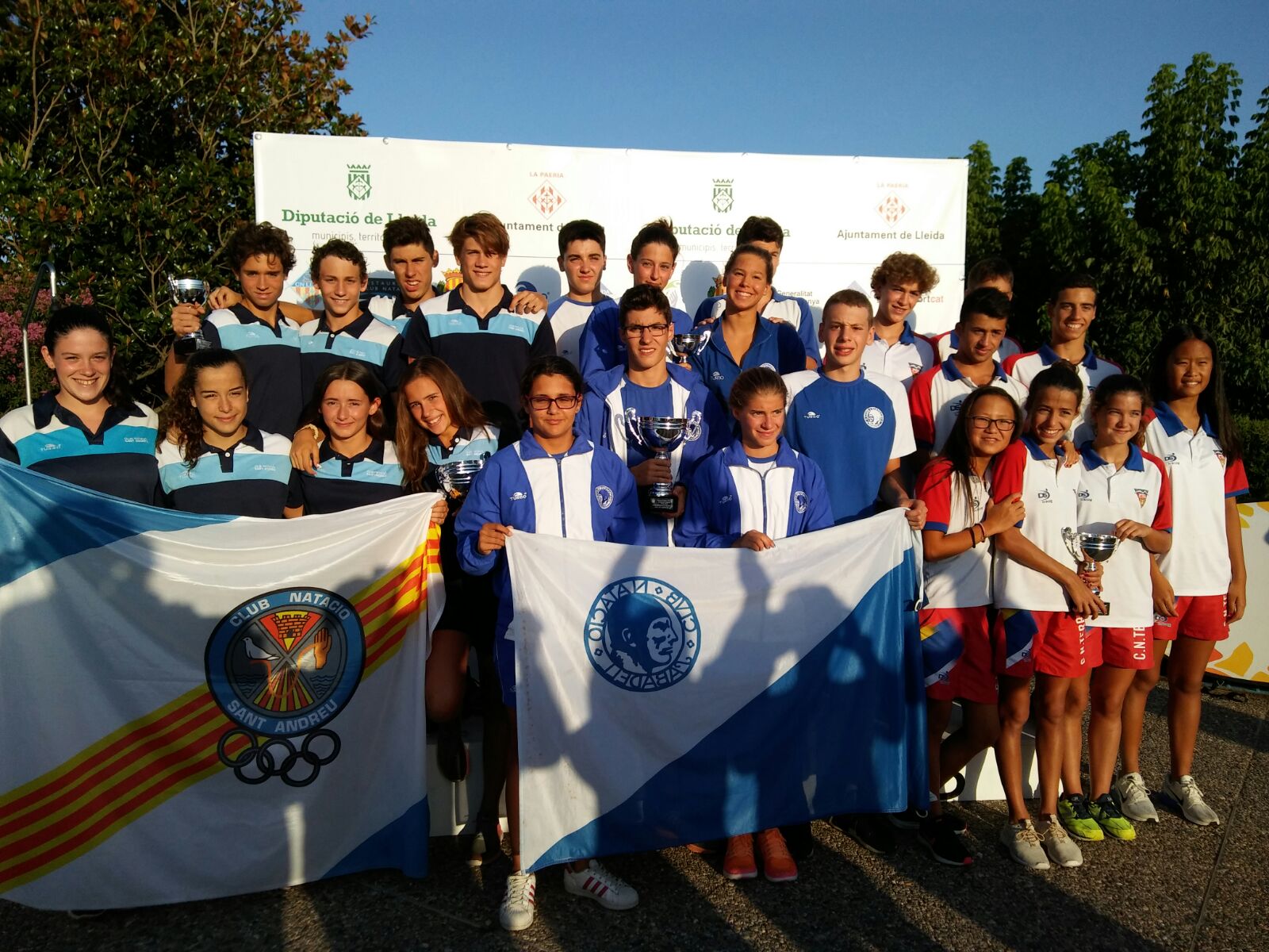 Les nedadores infantils, campiones de Catalunya!