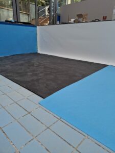 Les diferents capes de "liner" que es soldaran