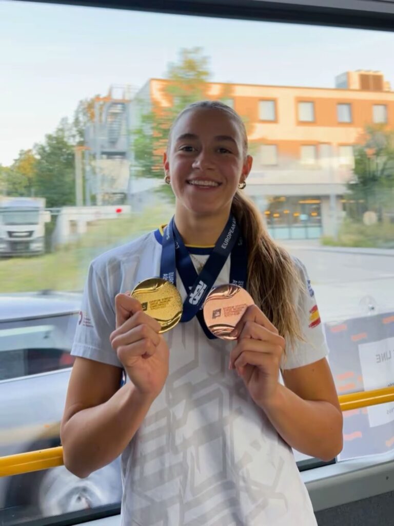 Irene Ciércoles, campiona d’Europa Júnior de 100 esquena